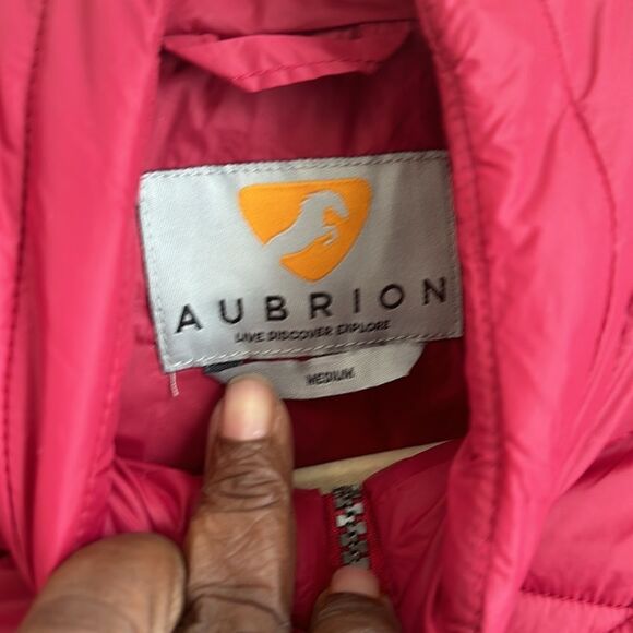 Aubrion Red Horse-riding Puffer Jacket 8-M - Picture 6 of 7